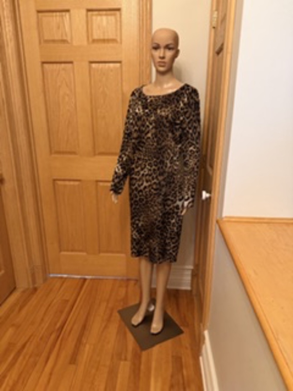 Leopard print dress - ST JOHN Size 12